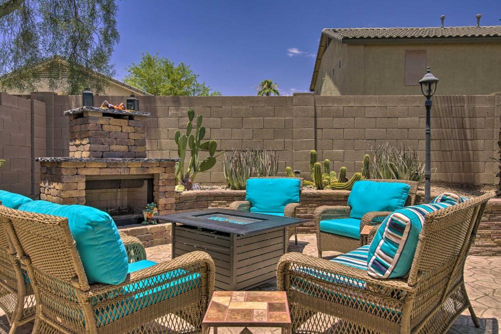 Chic Maricopa Getaway with Outdoor Oasis and Pool